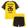 Koszulka piłkarska Borussia Dortmund Julian Ryerson #26 Strój Domowy dla dzieci 2025-26 tanio Krótki Rękaw (+ Krótkie spodenki)